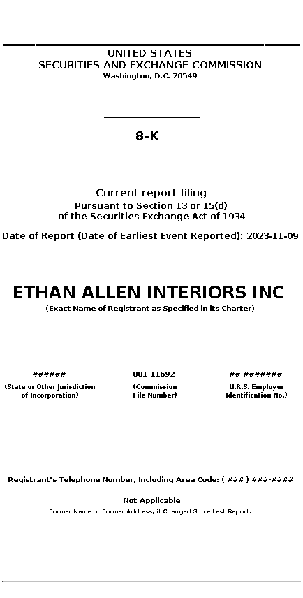 ETD : 8-K Current report filing