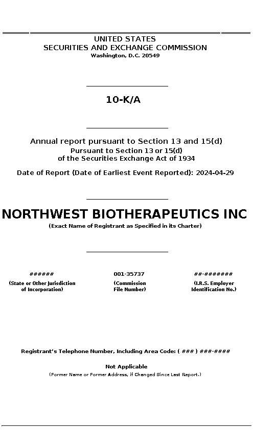 NWBO : 10-K/A Annual report pursuant to Section 13 and 15(d)