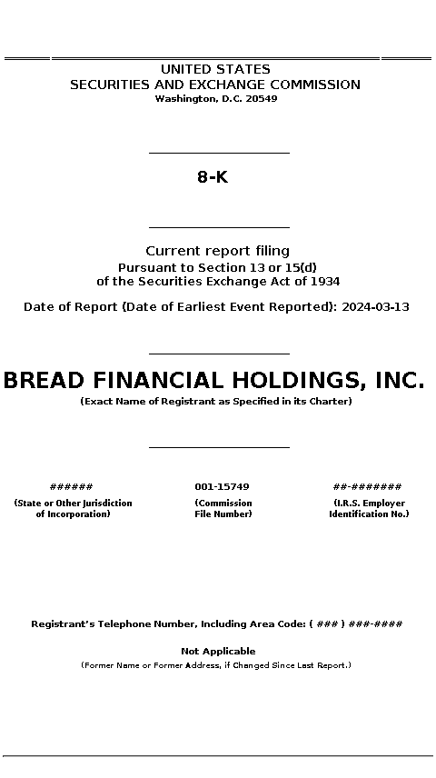 BFH : 8-K Current report filing