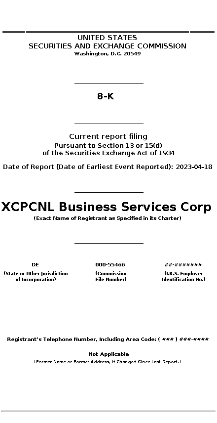 xcpl : 8-K Current report filing