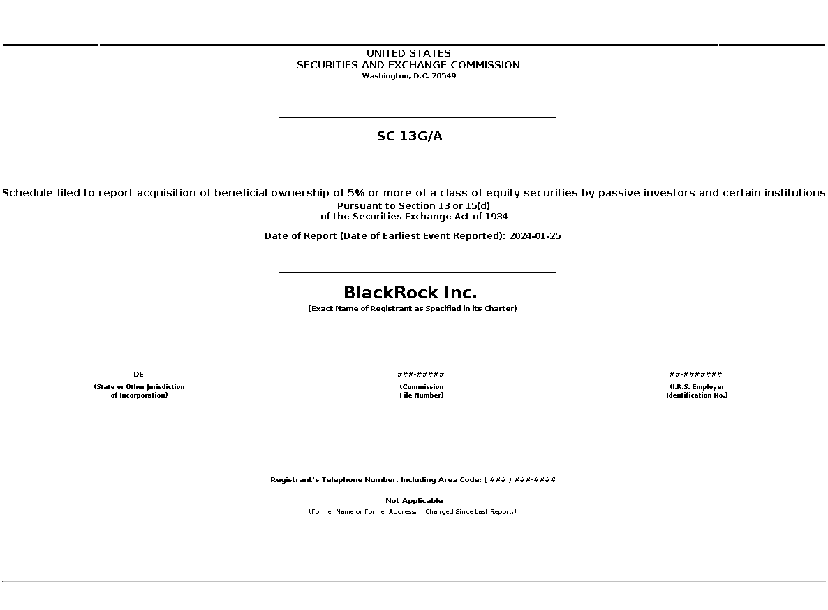 tho : SC 13G/A Schedule filed to report acquisition of beneficial ownership of 5% or more of a class of equity securities by passive investors and certain institutions