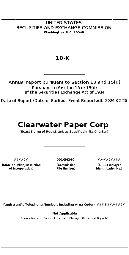CLW : 10-K Annual report pursuant to Section 13 and 15(d)