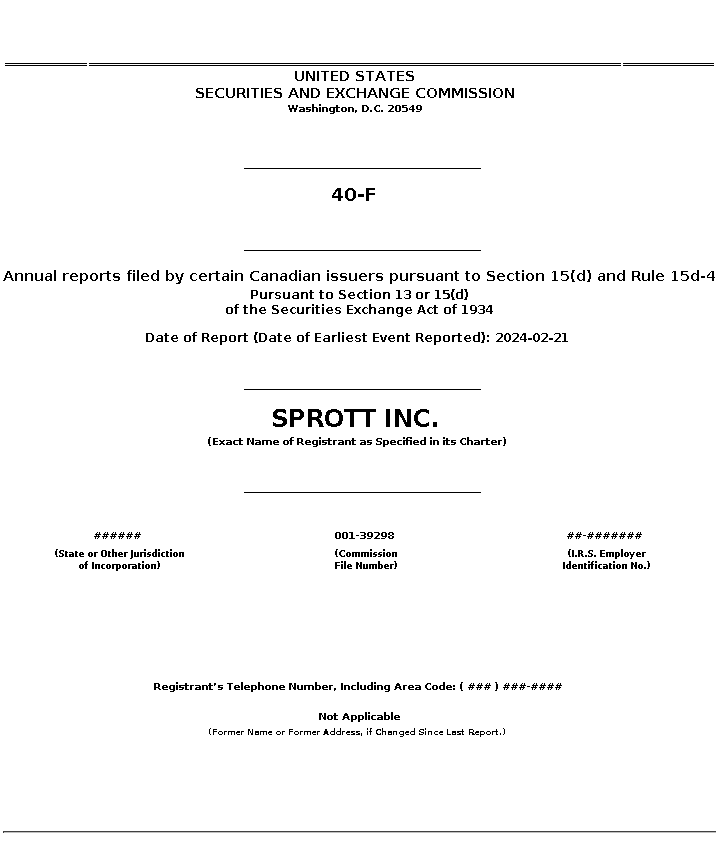 SII : 40-F Annual reports filed by certain Canadian issuers pursuant to Section 15(d) and Rule 15d-4