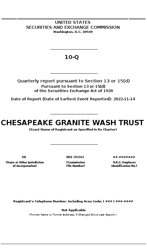 CHKR : 10-Q Quarterly report pursuant to Section 13 or 15(d)