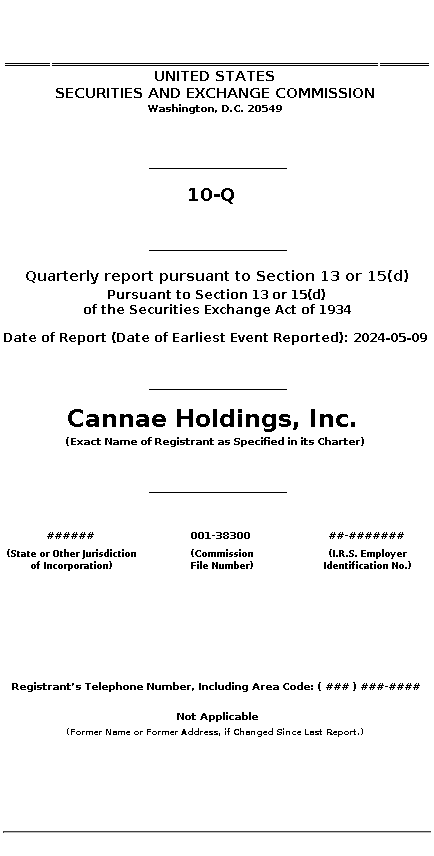 CNNE : 10-Q Quarterly report pursuant to Section 13 or 15(d)