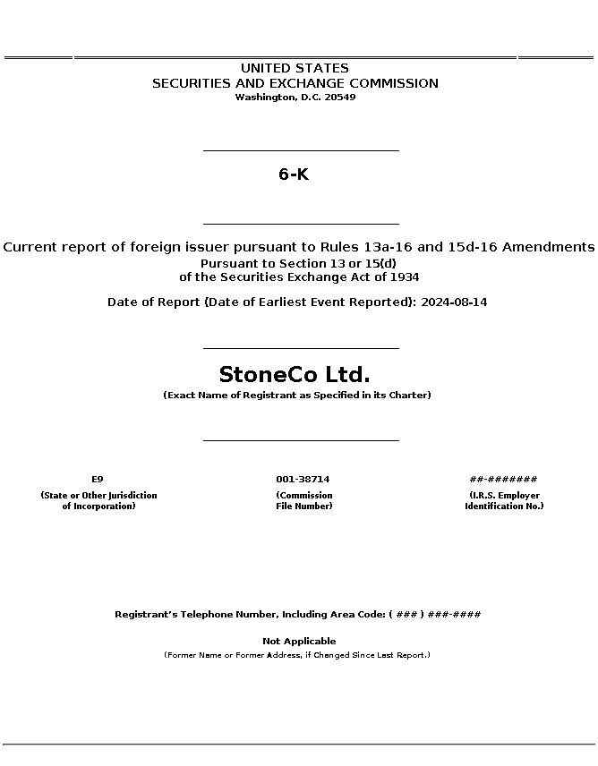 stne : 6-K Current report of foreign issuer pursuant to Rules 13a-16 and 15d-16 Amendments