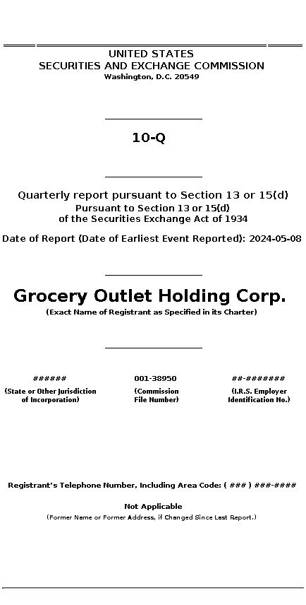 go : 10-Q Quarterly report pursuant to Section 13 or 15(d)