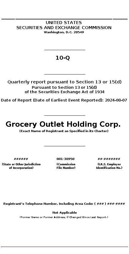 go : 10-Q Quarterly report pursuant to Section 13 or 15(d)