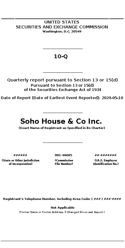 SHCO : 10-Q Quarterly report pursuant to Section 13 or 15(d)