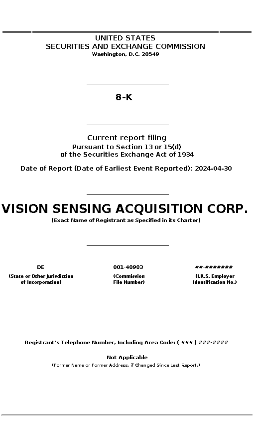 VSAC : 8-K Current report filing